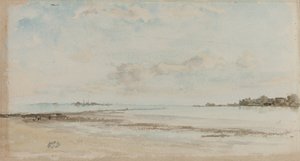 ブルーとオパールのメモ：ジャージー、1881 作： James Abbott McNeill Whistler